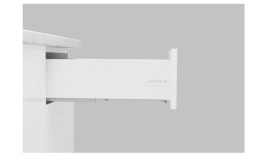 Ray hộp ALTO-S nhấn mở H120mm màu trắng Hafele 552.55.704