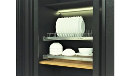 Bộ giá úp chén dĩa có khung PRESTO cho tủ R700mm Cucina 544.40.005